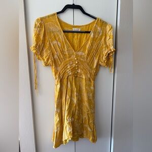 Yellow Ruffled Dress